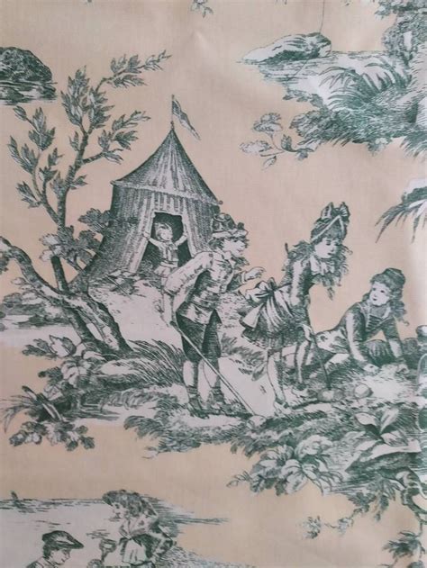 french toile de jouy fabric.